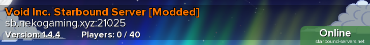 Void Inc. Starbound Server [Modded]